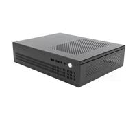 Mini ITX Caja de acero con soporte SSD, disipador de CPU de 50 mm, PC de escritorio compacto