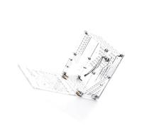 Mini ITX Gaming PC Case con Estuche de Computadora Compacta de Shell Plexiglass, Disipaci¨®n Calor 360 ¡ã para Componentes Mini Inform¨¢ticos, Fuente Alimentaci¨®n Flexible, Electroplataci¨®n ABS