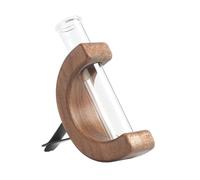Mini jarrón de flores de coche con clip - Fresh Plants Auto Air Vent, contenedor de flores de coche, elegante maceta de ventilación de coches, jarrón de clip para flores de coche, tubo de cristal para
