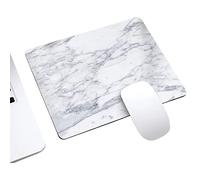 Mini Joda Base Mousepads Alfombrilla de ratón de Tela, Mármol Redondo - Lavable para la Oficina a de Agua - Laptop con Square - Alfombrillas de Goma Antideslizantes Vade Escritorio (A, One Size)
