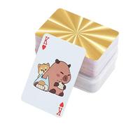 Mini Juego De Cartas De Jugar, Divertidas Cartas De Poker | Juego De Mesa Impermeable Para Adolescentes, Adultos, Magos, Jugadores, Coleccionistas, Viajeros, Reuniones Familiares, Eventos Temáticos,