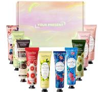 Mini juego de crema de manos, cremas de mano, 10 x 30 g, extracto de fruta, crema de manos, crema hidratante para mujeres, madre, novia, esposa, con, crema de manos, set de regalo de Navidad para