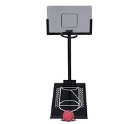 Mini Juego de Desktop Basketball de Escritorio Plegable Juguete de aleación de aleación de Aluminio Negro portátil para Viajar en casa