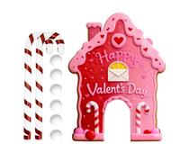 Mini juego de golf para interiores - Gingerbread Candy Cane | Temed Game Family Fun with Clubs & Balls | Portable Golf Course Home Office Parties | Perfecto para Holiday Gatherings Carnivals & Indoor