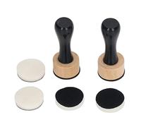 Mini juego de herramientas para mezclar tinta, herramienta para mezclar pinturas de tinta con 2 mangos y 4 esponjas redondas para álbumes de recortes, pintura, dibujo, suministros