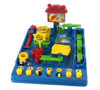 Mini juego de laberinto de parque acuático - Juguete de mesa, actividad educativa de | Juego de construcción de habilidad para niños para aprender la coordinación mano- , regalo