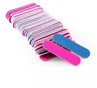 Mini juego de limas de uñas de doble cara, bloque de tope de lijado, equipo de uñas desechable, Kit de herramientas de manicura de esmalte de Gel de grano 180/240, SA858-100pcs 858