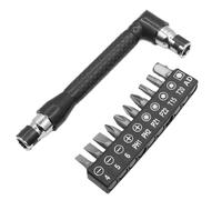 Mini juego de trinquete - Acero al vanadio cromo 11 piezas | Universal Precision Heavy Duty Trinquete Llave | Herramienta compacta para espacios duros eléctricos Bike Car Computer Plumbing Industrial