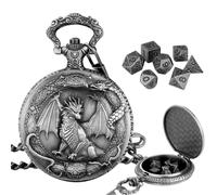 Mini - Juguete metálico portátil con en forma de reloj, 7 piezas de juego - Para jugadores adultos y principiantes, ideal para veladas, viajes y