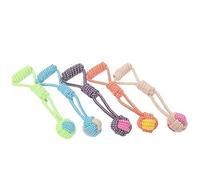 Mini juguetes interactivos de cuerda de algodón for perros, pelota for perros, accesorios, cepillo de dientes, juguete masticable for cachorros, juguete for perros grandes y pequeños.(Style E)