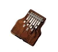 Mini Kalimba 7 Key Thumb Piano Full Veneer Solid Wood Black Walnut Wood Kalimba Finger Piano Beginners Keyboard Instrument Piano De Pulgar