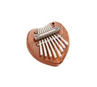 Mini Kalimba Thumb Piano 8 Keys Thumb Piano Finger Keyboard Musical Instrument Piano De Pulgar(Brown 02)