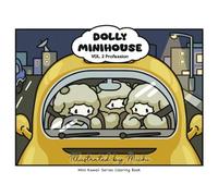 Mini Kawaii Series Coloring Book: Dolly Minihouse Vol. 2 Profession | Illustrated by Michi
