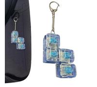 Mini Keyboard Fidget Toy - 4-in-1 Button Stress Relief, Soft Material Clickable Design, Compact Portable Sensory Tool, Fidget Activity Accessory for Travel Car Airplane Home,