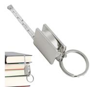 Mini Keychain Tape Measure - 1.3x1.3x0.39in Portable Steel Tape Ruler | Pocket Measuring Tool For Body, Kids, Adults, Sewing, Tailoring, Home Projects, DIY Crafts, Travel, Fitness Measurement, Compact