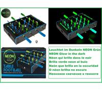 Mini Kicker Fútbol Brilla En La Oscuridad NEON Verde Futbolín 495x300x90mm