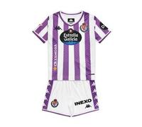 Mini Kit 1ª equipación del Real Valladolid, Junior, temporada 25/26. KAPPA 12 MESES