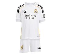 Conjunto de Fútbol adidas Real Madrid H 25/26 Infantil Blanco 1 - 2 AÑOS