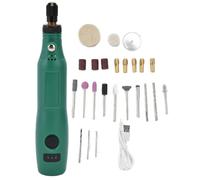 Mini Kit de Herramientas de Amoladora Eléctrica Mini Taladro Eléctrico Ajustable de 3 Velocidades DC5V Taladro Eléctrico Pluma de Grabado para Recortar y Pulir