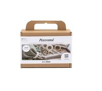 Mini Kit de Manualidades Macramé, blanco roto, Servilletero, 1 paquete
