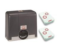 Mini-kit motor puerta cancela corredera CLEMSA AC562N 600KG, para automatizar puertas y cancelas correderas de uso residencial, parking, garaje, cochera, alta calidad con 2 mandos MUTANCODE NT2