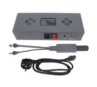 Mini Kit PoE, SK0110 150W Ethernet Gigabit PoE Inyector AC110-260V a DC 48V/3A Gigabit Power sobre Inyector para Satélite (Enchufe de la UE)