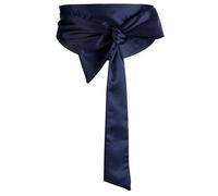 mini kitty Cinturón de vestido para mujer Cinturón de Satén para novia dama de honor Accesorios de Cinta de Seda para Fiestas Ocasión Formal (azul, talla única)