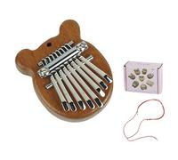 Mini Klimba de 8 Teclas, Pequeño Piano de Dedos con Cuerda fora Llevar Instrumento Musical Ligero y Tierno fora Viajes, Fiestas, Exteriores, Amantes de la Música y Principiantes