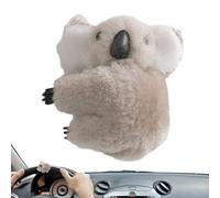 Mini Koala Plush - Nice Koala Bear en peluche para autos, accesorio de tablero con cabeza oscilante | Pequeño pelaje de koala, colgante decorativo para bolsas de retroceso, adorno interior del automóv