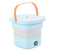 Mini Lavadora De Cubos Portátil De 6 Litros - Lavadora Automática Plegable Con Pantalla LCD - Ideal Para Viajes En Vehículos Recreativos Y Apartamentos - Compatible Con 100 A 240 V(azul (color) UE)