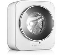 Mini lavadora de pared con secador de aire caliente, totalmente automática, capacidad de 3 kg, lavado rápido en 15 minutos, hervir a alta temperatura para artículos delicados