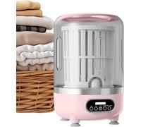 Mini lavadora de ropa interior recargable por USB de 3 L, lavadora portátil compacta con función de giro giratorio, lavadora pequeña para apartamentos, dormitorios, viajes, hotel, artículos de