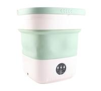 Mini Lavadora Plegable Mini Lavadora de Cubos Portátil -7.5L Mini Lavadora de Cubos Portátil Lavadora Portátil Plegable 100-240V Operación Completamente Automática para Tareas de