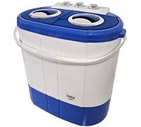 Mini Lavadora Portátil Camping 3Kg Lavado, 1 Kg Centrifugadora 2 Compartimentos
