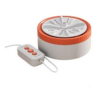 Mini lavadora portátil con control remoto para ropa y platos, convenientemente alimentado por USB para cualquier lugar (naranja)