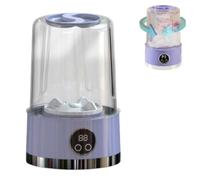 Mini Lavadora Portátil, lavadora manual sin electricidad,mini lavadora ropa interior,Lavadora de Camping con 2 Programas de Lavado Ricaricabile Tramite USB 1L Móvil Portátil Plegable para Viajes