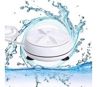 Mini lavadora ultrasónica turbo y lavavajillas portátil con tina ultrasónica para lavandería personal.