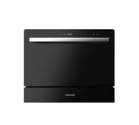 Mini Lavavajillas Bolero Aguazero 2400 Black Glass compacto 6 servicios con panel táctil y funciones avanzadas de Cecotec
