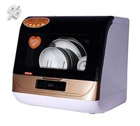 Mini lavavajillas portátil - lavado a alta temperatura, esterilización y secado, 3 modos de lavado: rápido, estándar y fuerte, diseño compacto de mesa