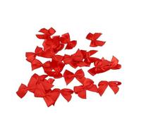 Mini lazo 2 * 2,5 cm pequeño Dacron cinta arco artesanía decoración hecho a mano DIY fiesta arcos Para Costura(200pcs,Color 4)