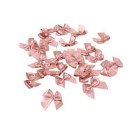 Mini lazo 2 * 2,5 cm pequeño Dacron cinta arco artesanía decoración hecho a mano DIY fiesta arcos Para Costura(50pcs,Color 14)
