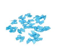 Mini lazo 2 * 2,5 cm pequeño Dacron cinta arco artesanía decoración hecho a mano DIY fiesta arcos Para Costura(100pcs,Color 10)