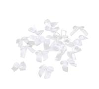 Mini lazo 2 * 2,5 cm pequeño Dacron cinta arco artesanía decoración hecho a mano DIY fiesta arcos Para Costura(50pcs,Color 6)