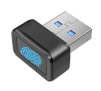 Mini Lector de Huellas Dactilares USB, Escáner Biométrico de Coincidencia Rápida Táctil de 360°, para Escáner de Huellas Dactilares Hello, hasta 10 Huellas Dactilares,