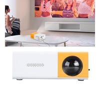 Mini, LED Portátil Full HD 1080P con Múltiples Puertos, Interfaz Multimedia HD, Auriculares, Puerto USB, Puerto AV, Ranura para Tarjeta de Memoria, (Enchufe de la UE)