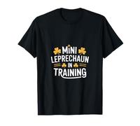 Mini Leprechaun En Entrenamiento Día De San Patricio Camiseta