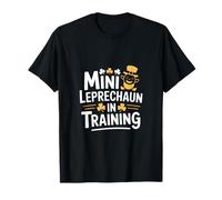 Mini Leprechaun En Entrenamiento Día De San Patricio Camiseta