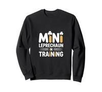 Mini Leprechaun En Entrenamiento Día De San Patricio Sudadera