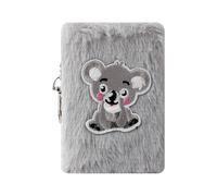 Mini Libreta De Bolsillo - Estimula Escritura Creativa, Linda Cubierta Peluche Smmooth Páginas, 10.5cm X 7.5cm + 100 Hojas Diario, Llavero Bloc De Notas - Para Planificación Estudio & Colegio