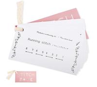 Mini Libro de Costura Creativo, Libro de Costura de Bordado Mini Tarjetas de Puntadas de Costura que Cubre Varias Técnicas de Costura para Principiantes Entusiastas de la Costura